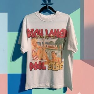 VTG “RICH LONER” Graphic Tee Tubular Heavy Cotton–Rare Novelty Poolside Shirt